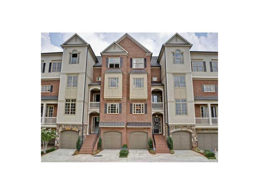 Exterior Front. Elegant Brick and Stone Architectu