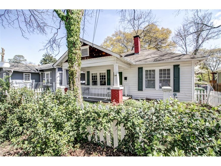 Welcoming rocking chair front porch