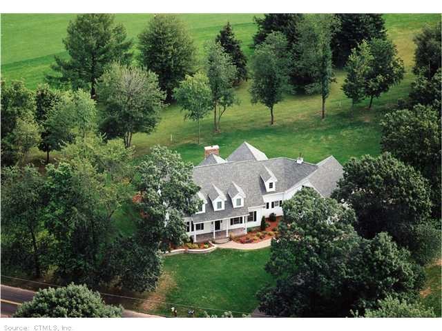 Exterior Front. On the Fifth Fairway of Ellington 