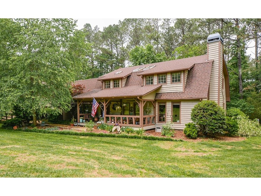 Front porch with an enchanting view.