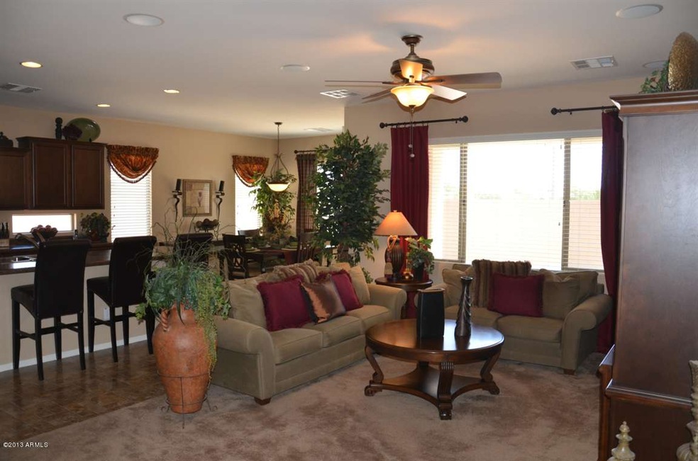 Large open room with Large kitchen.