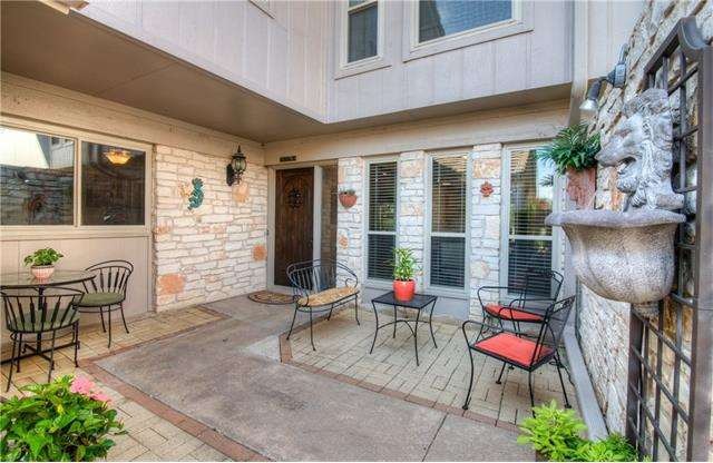 Enter the charming front court yard