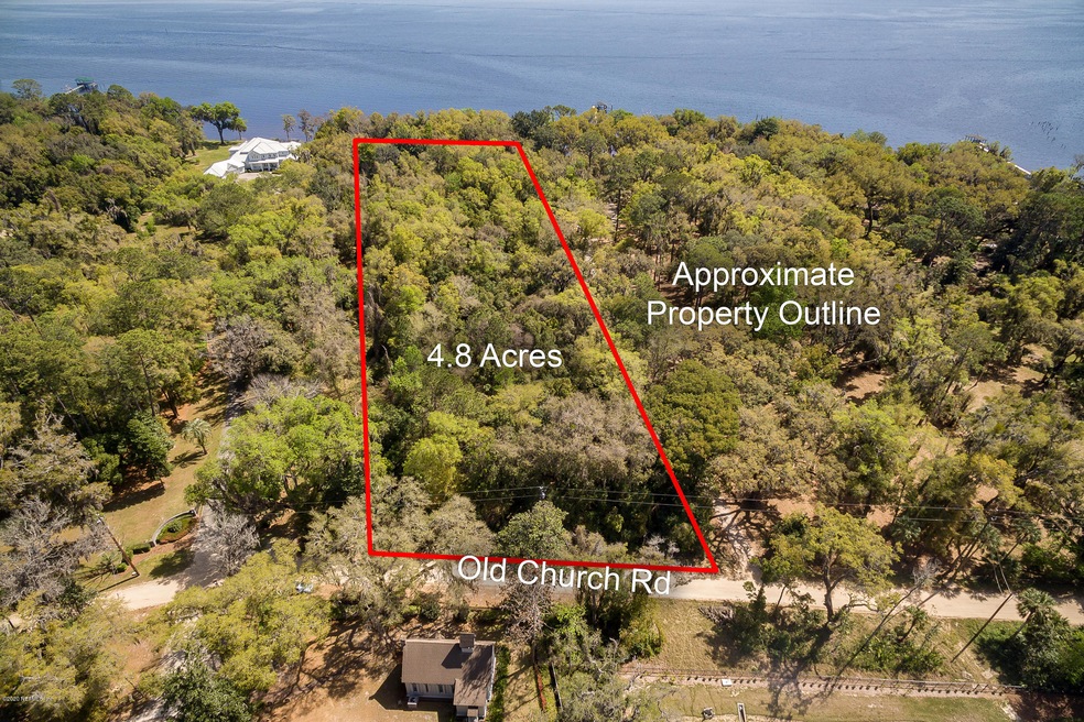 Aerial Front View of Property