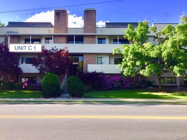 Front of Building, unit top left