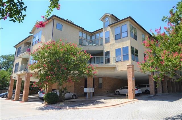 Exterior of the condominium building
