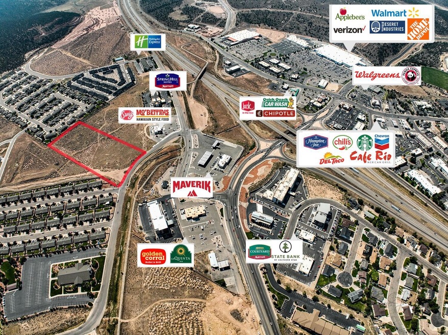 Aerial Photo with logo's