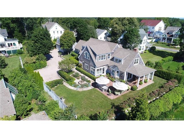 Drone shot of the property