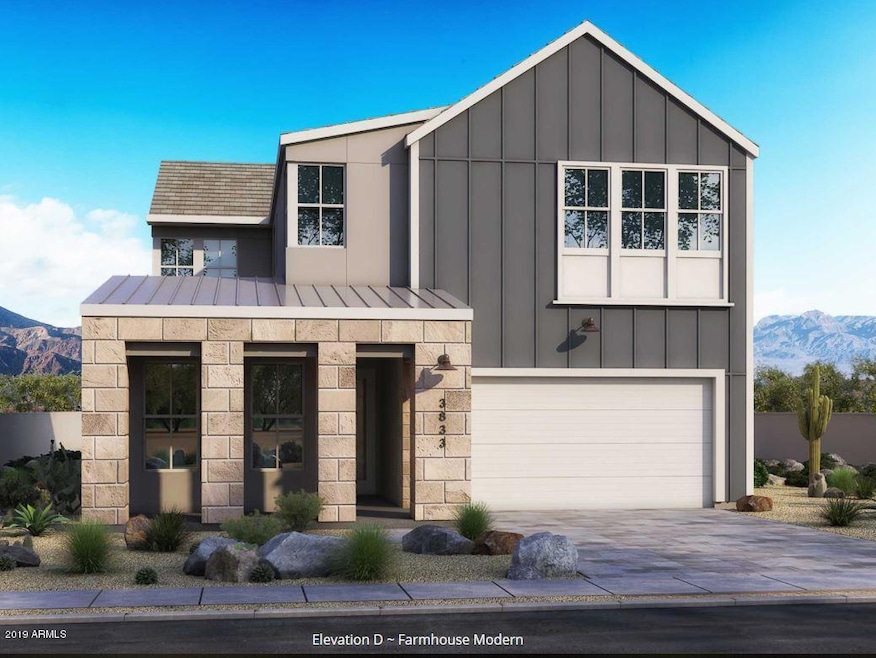 LOM 203 Elevation D Farmhouse Modern