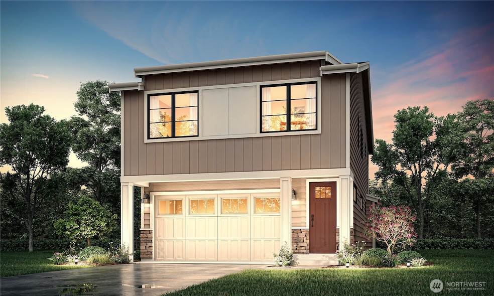 Plan 1907 elevation B artist rendering