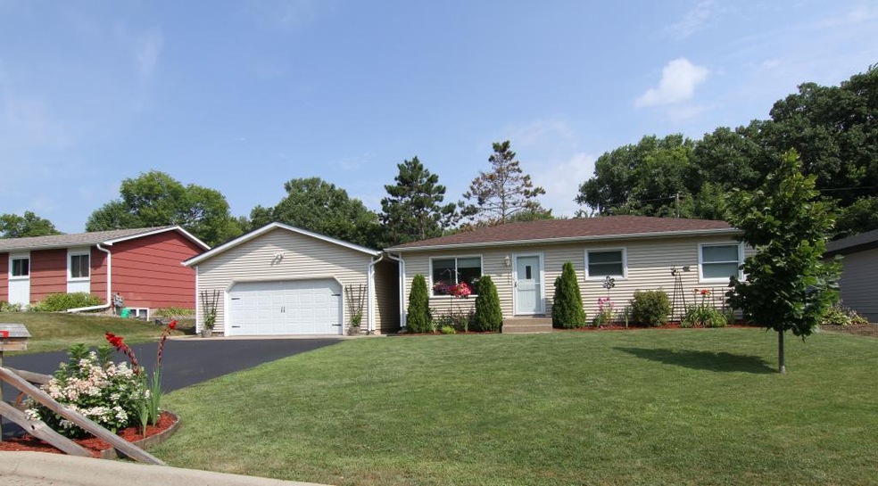 front of house with landscaping