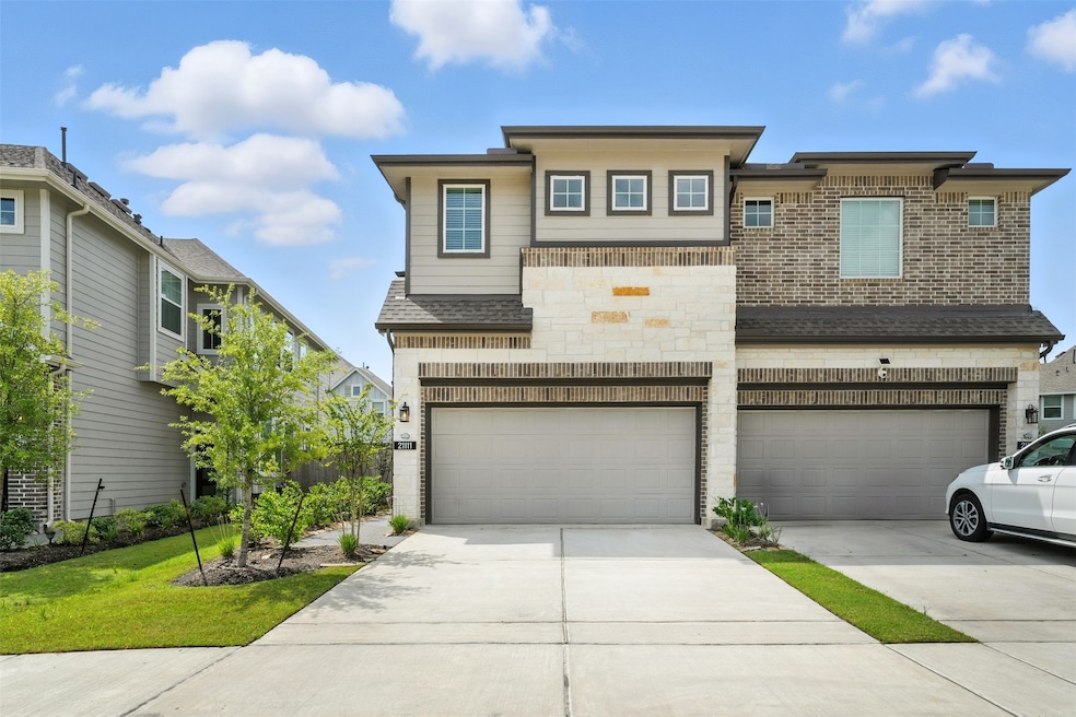 Front of the townhome