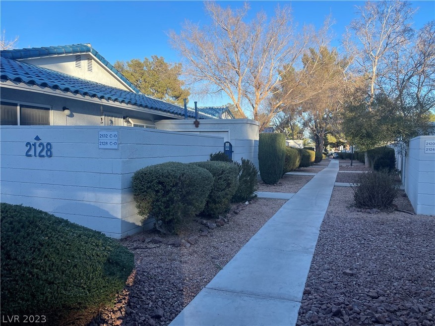 Walkway to unit
