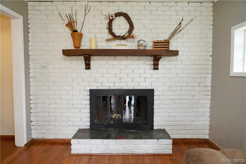 Family room fireplace