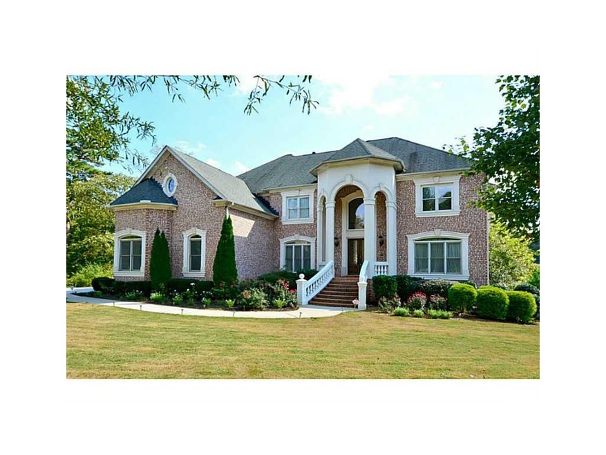 Exterior Front. Stunning 4 sides brick home with 6