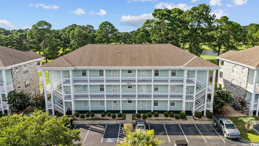 apartment located on the first floor and has direct golf course view