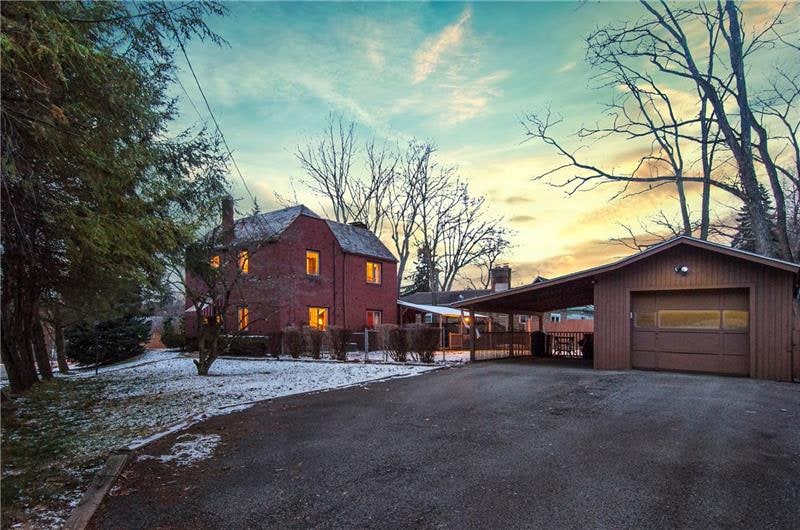 Corner lot with plenty off-street parking.