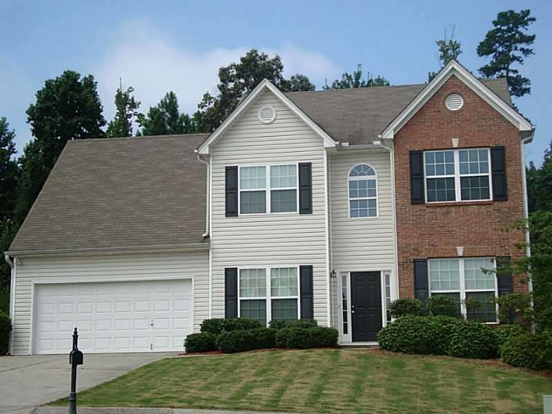 Exterior Front. Nice cul-de-sac lot for this 4BR/2