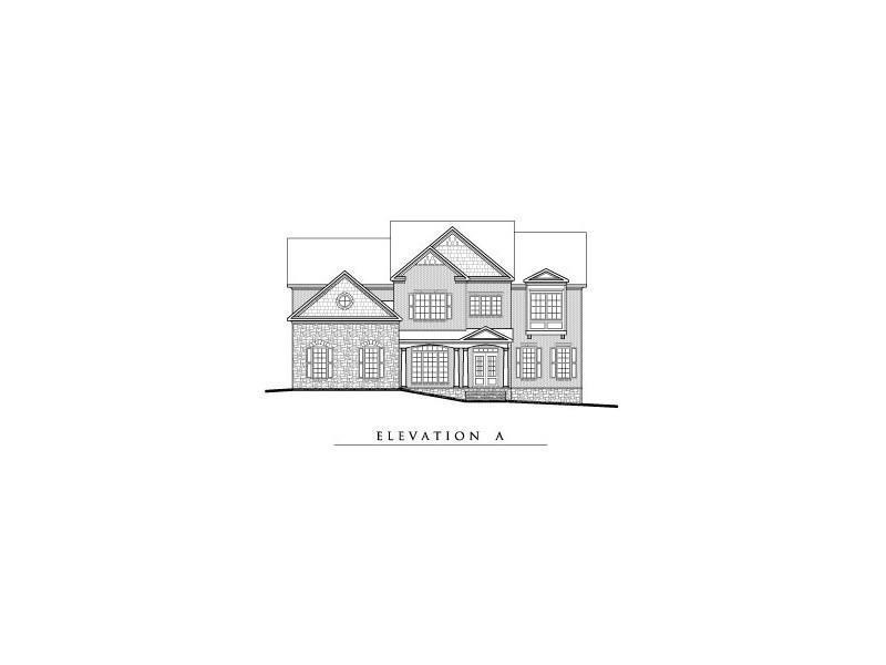 Exterior Front. The Preston A design.
