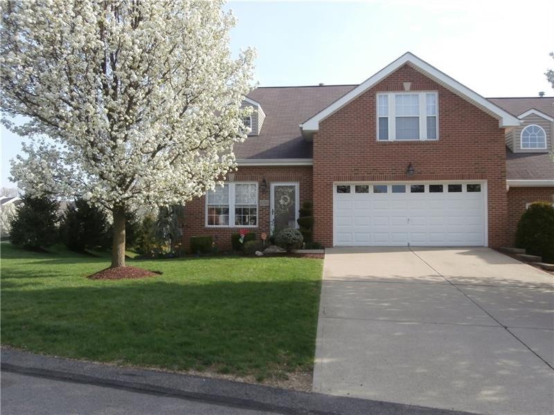 Large end unit on corner lot - beautiful tree-line