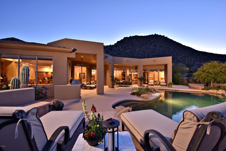 Backyard Looking to Troon Mountain
