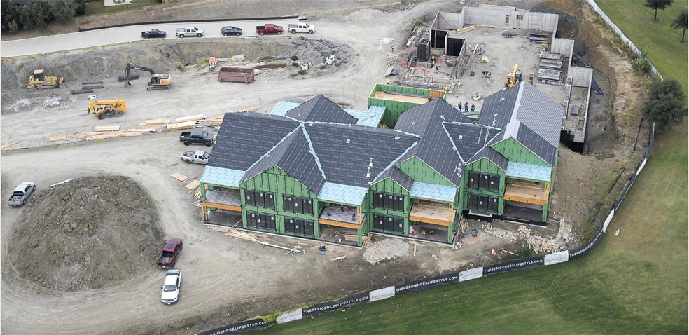 Villa Six under construction
