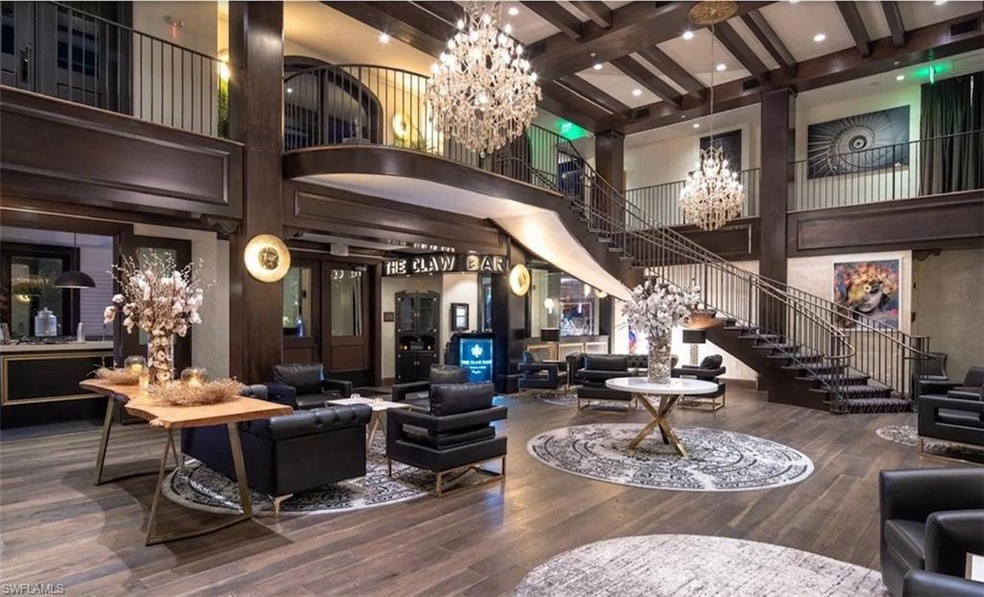 View of Bellasera lobby and entrance to the Claw B