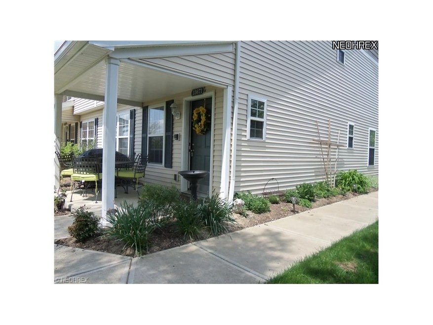 Welcome to 13671 Woodcroft Trace centrally located in Woodcroft Glen one of the newest developments in North Royalton. This 3 bedroom townhome is a private end unit. Surrounded by nature. This townhome upgrades: Kitchen: Maple cabinets all lower have