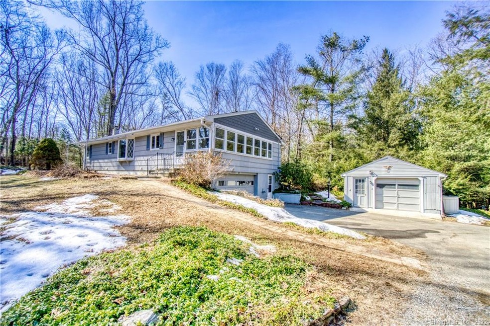 Private setting. Detached  garage plus a oversized