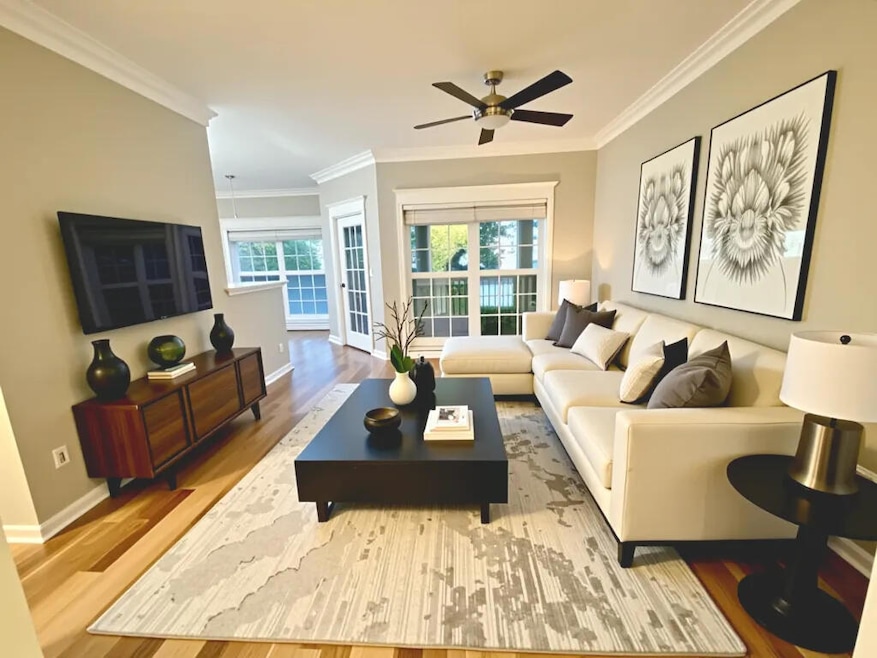 Living Room Digitally Staged