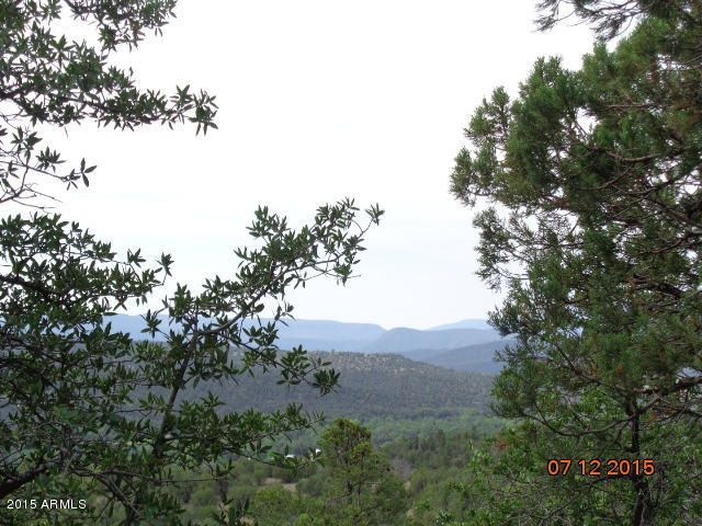 View of Sierra Ancha Mtns