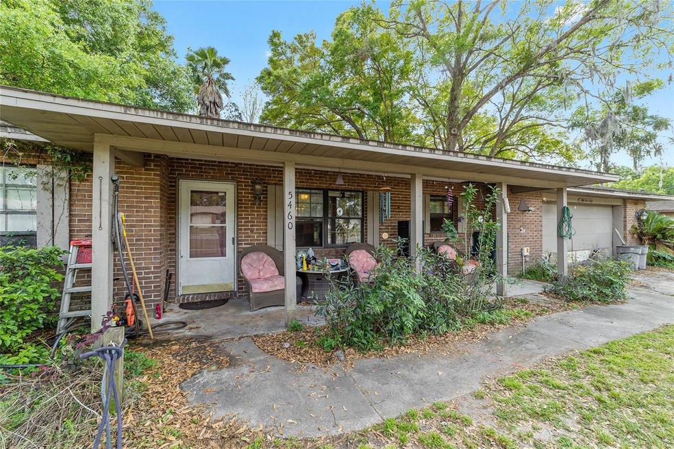 Covered front porch