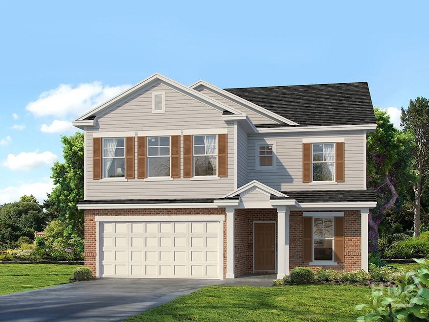 Front view elevation C, artist rendering