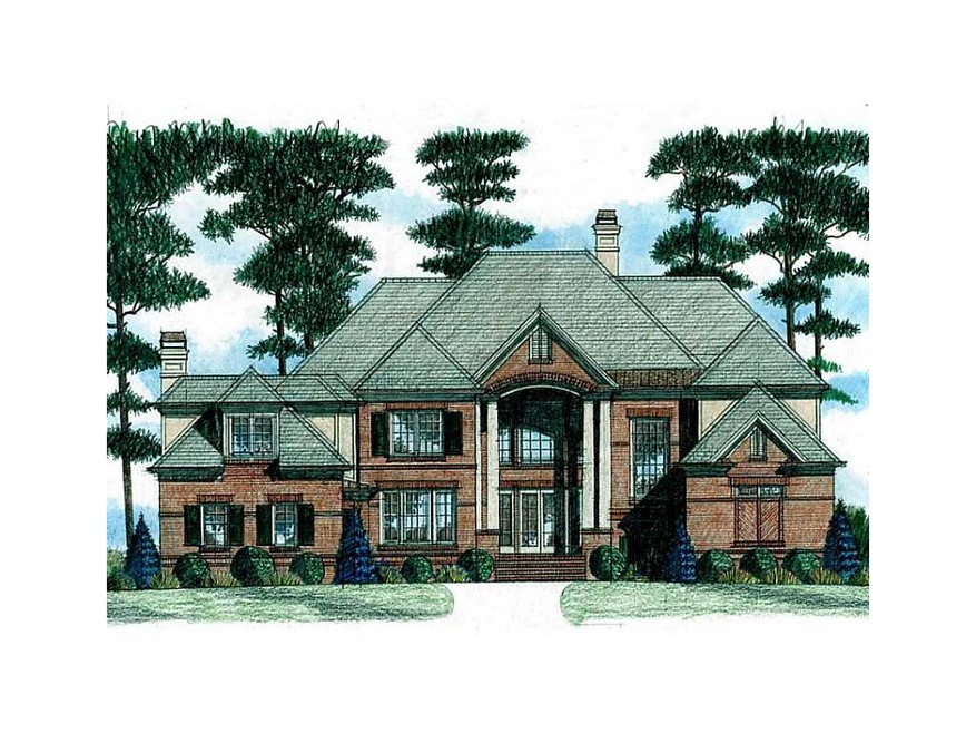 Exterior Front. Potential design from Storey Homes
