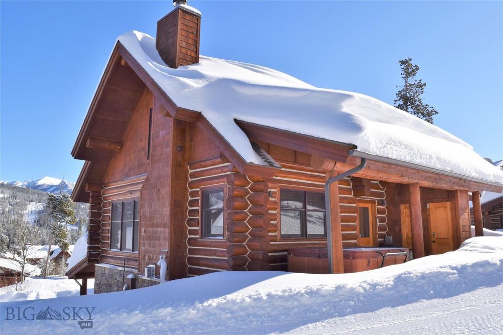 Cabin from groomed skier access.
