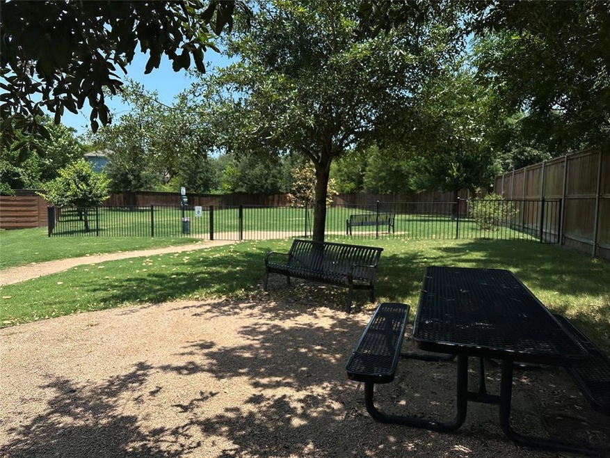 The dog park is just a few doors down the street.
