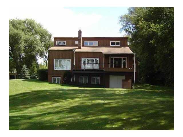 Exterior Front view of home from the lake