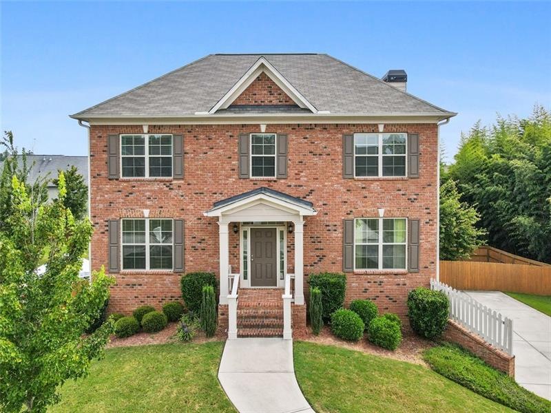 Brick front.