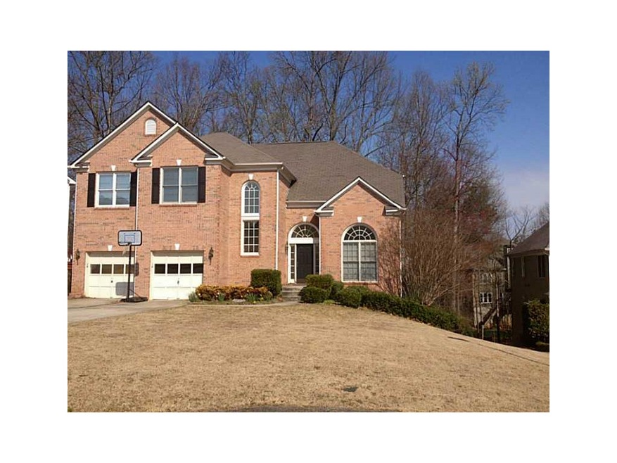 Exterior Front. Brick Front Traditional Two Story 