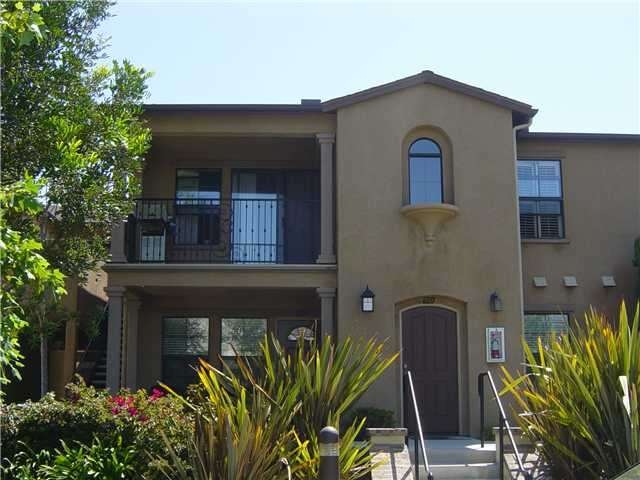 Front of building. The unit is on the lower level.