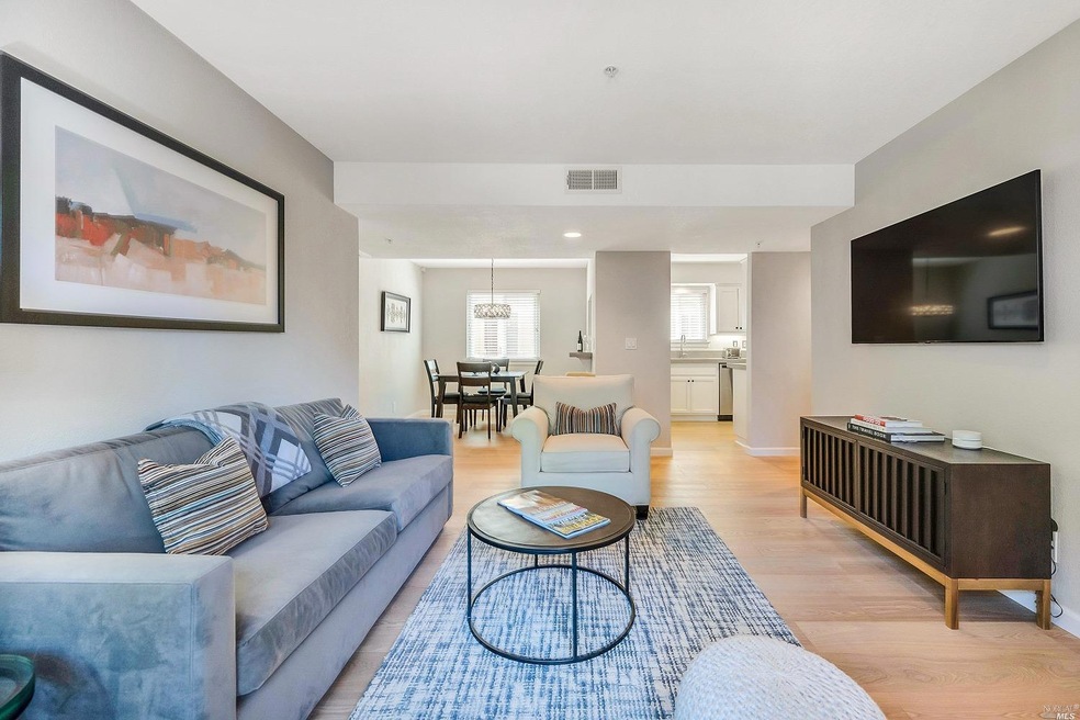 Open floor plan living room ideal for entertaining