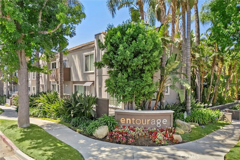 Lush and beautiful landscaping surround The Entourage.
