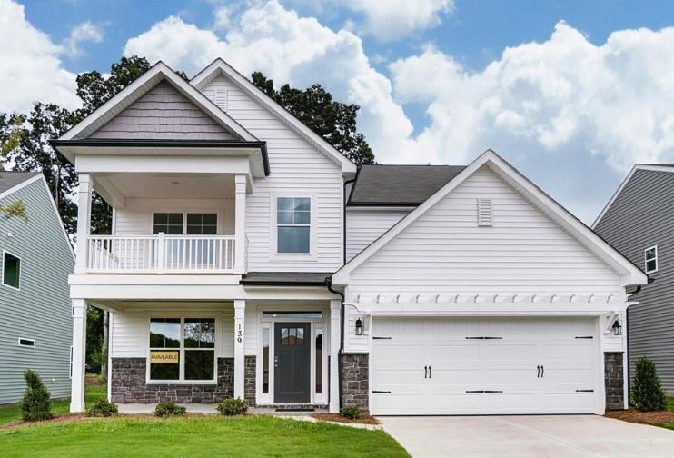 Photos are of a similar home