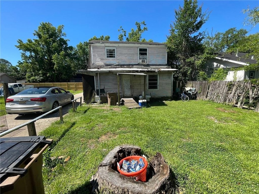 View of back of house