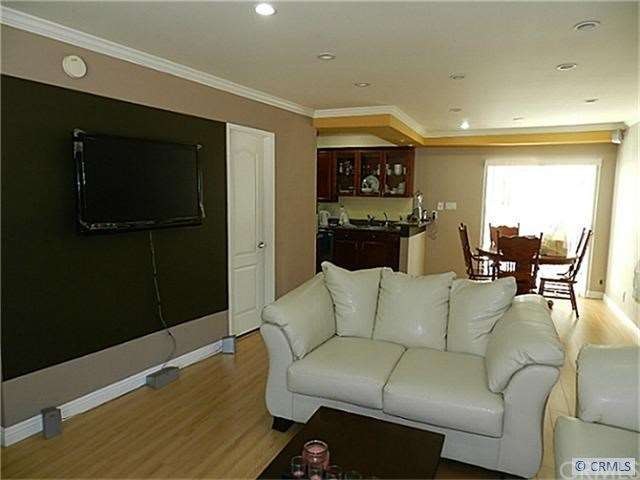 Living/Kitchen/Dining areas