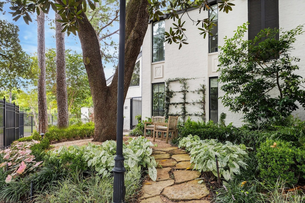 Front view of house and garden
