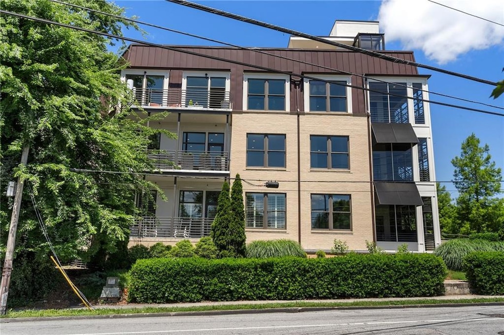 Ansley Green- a boutique condo building overlooking Piedmont Park