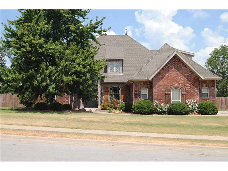 Exterior Front. Beautiful French Country Home located by Crystal Bridges!