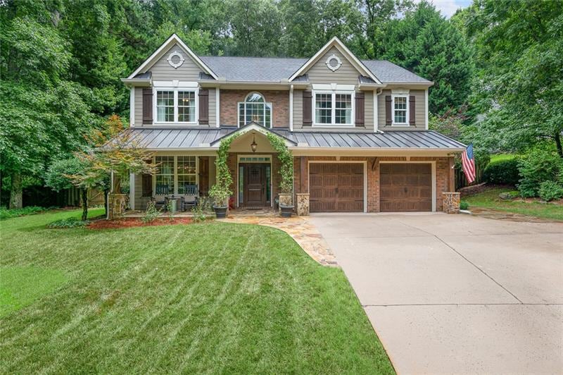 Stunning home with beautiful cedar beamed front po