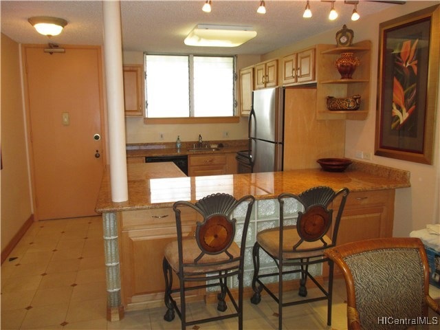 Kitchen and entry