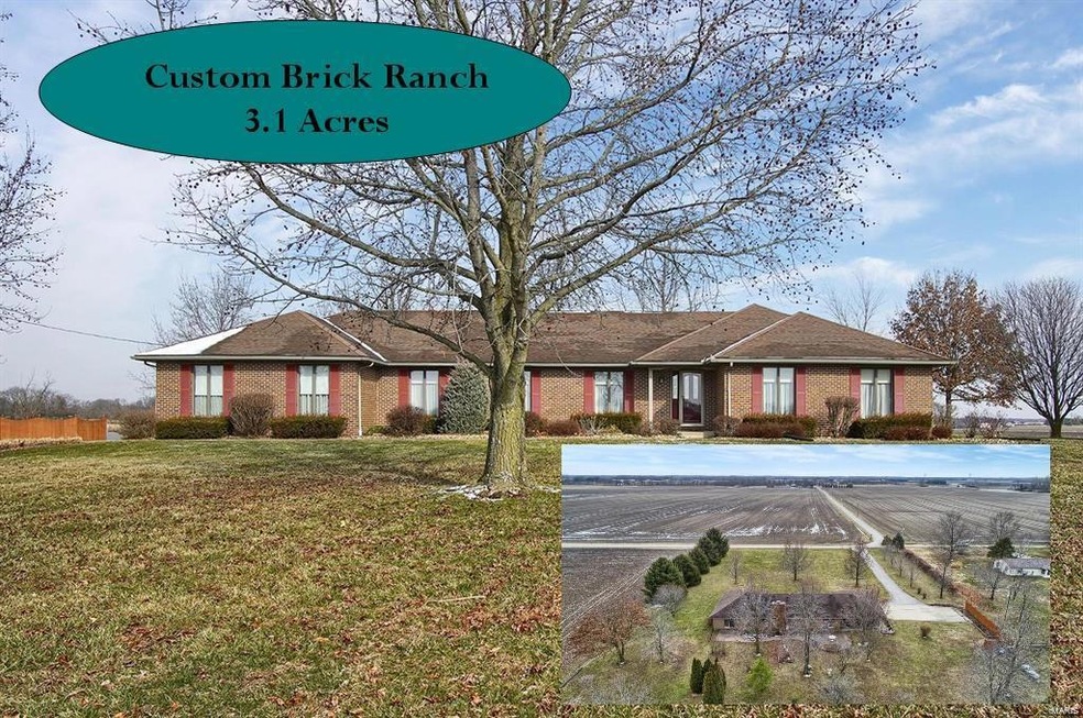 Immaculate, custom, one-owner brick ranch on 3.10 acres!!  Peaceful & quiet but conveniently located!